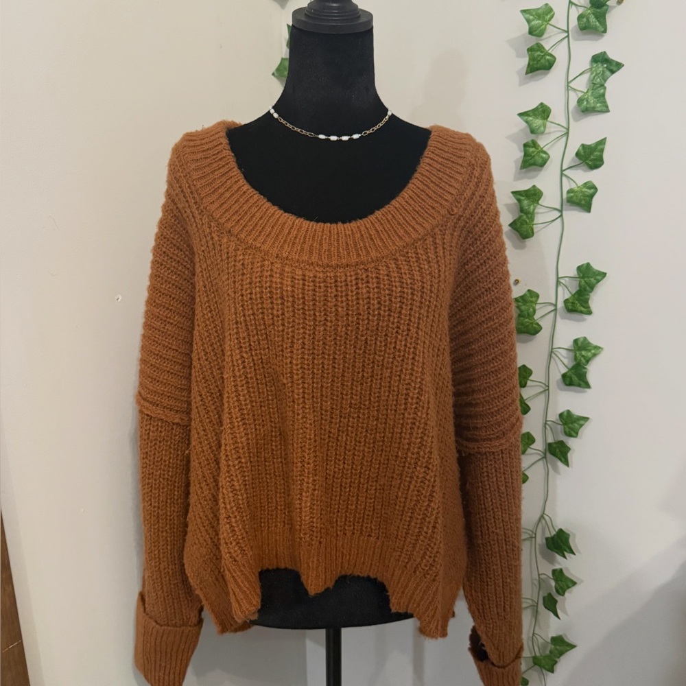 Envy Warm Tan Knit Sweater